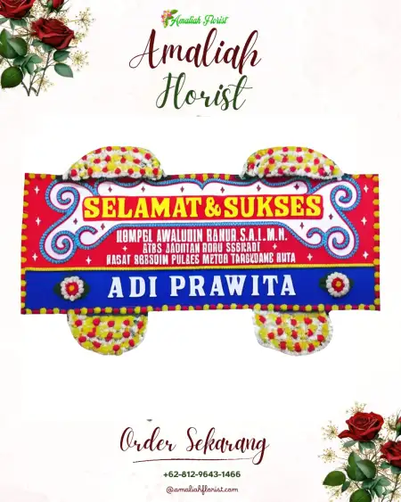 Papan Bunga Ucapan Selamat Patean